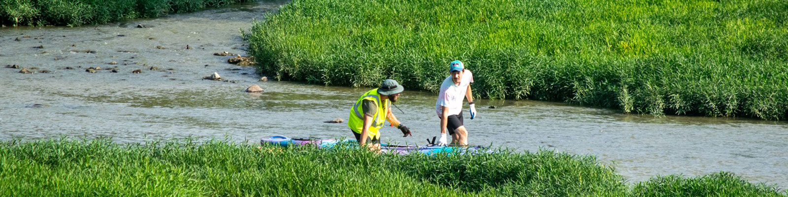 canoe on river