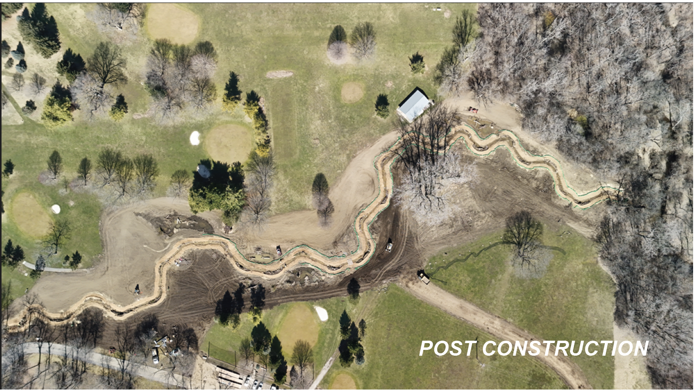 Hidden Valley overhead view post construction